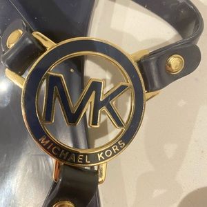 Navy MK sandals